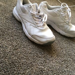 White Reebok sneakers